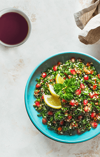 Quinoa Salade met Açai dressing