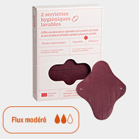 Anae Wasbaar maandverband gematigd 2stuks