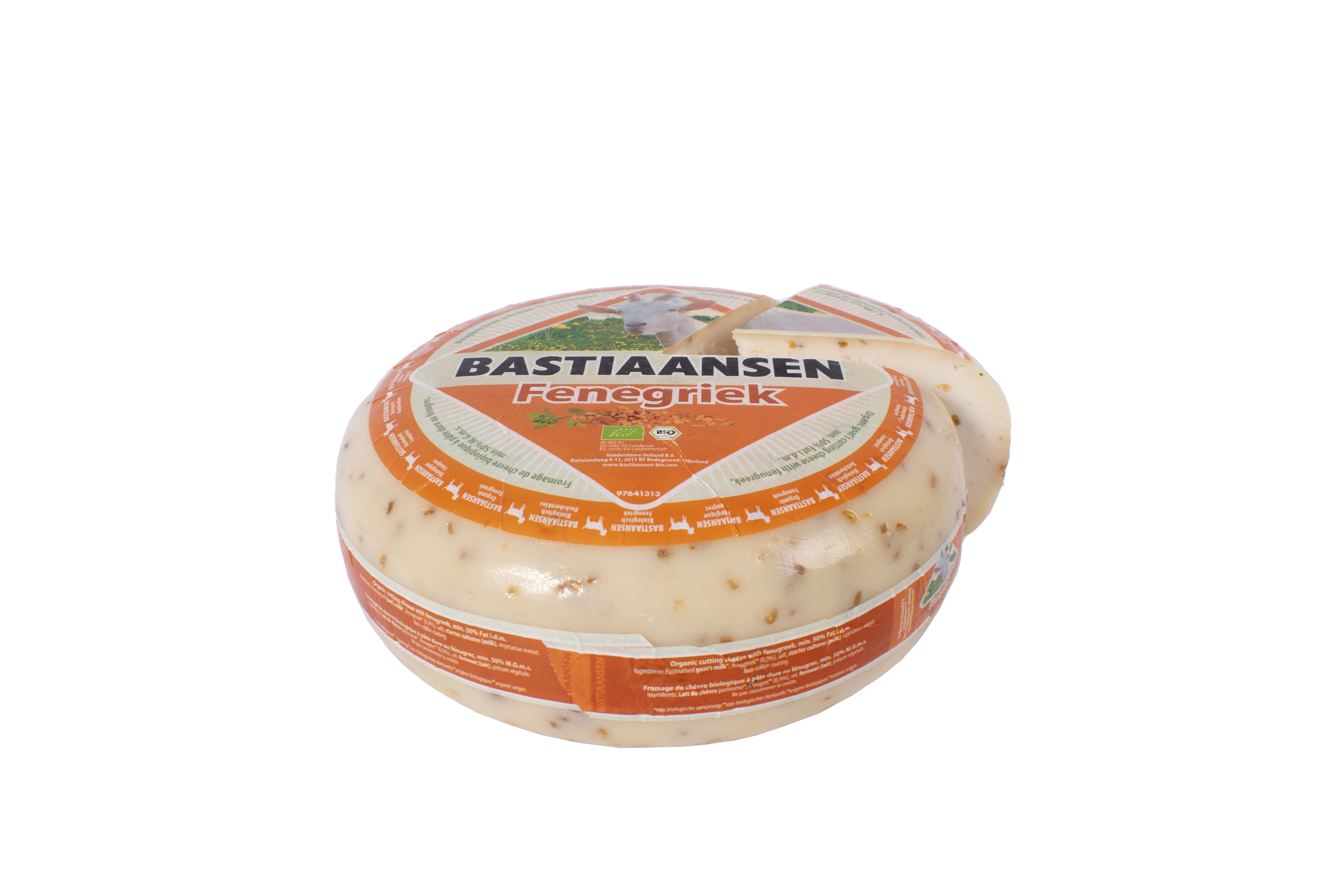 Bastiaansen Fromage chèvre fenugrec bio 4kg