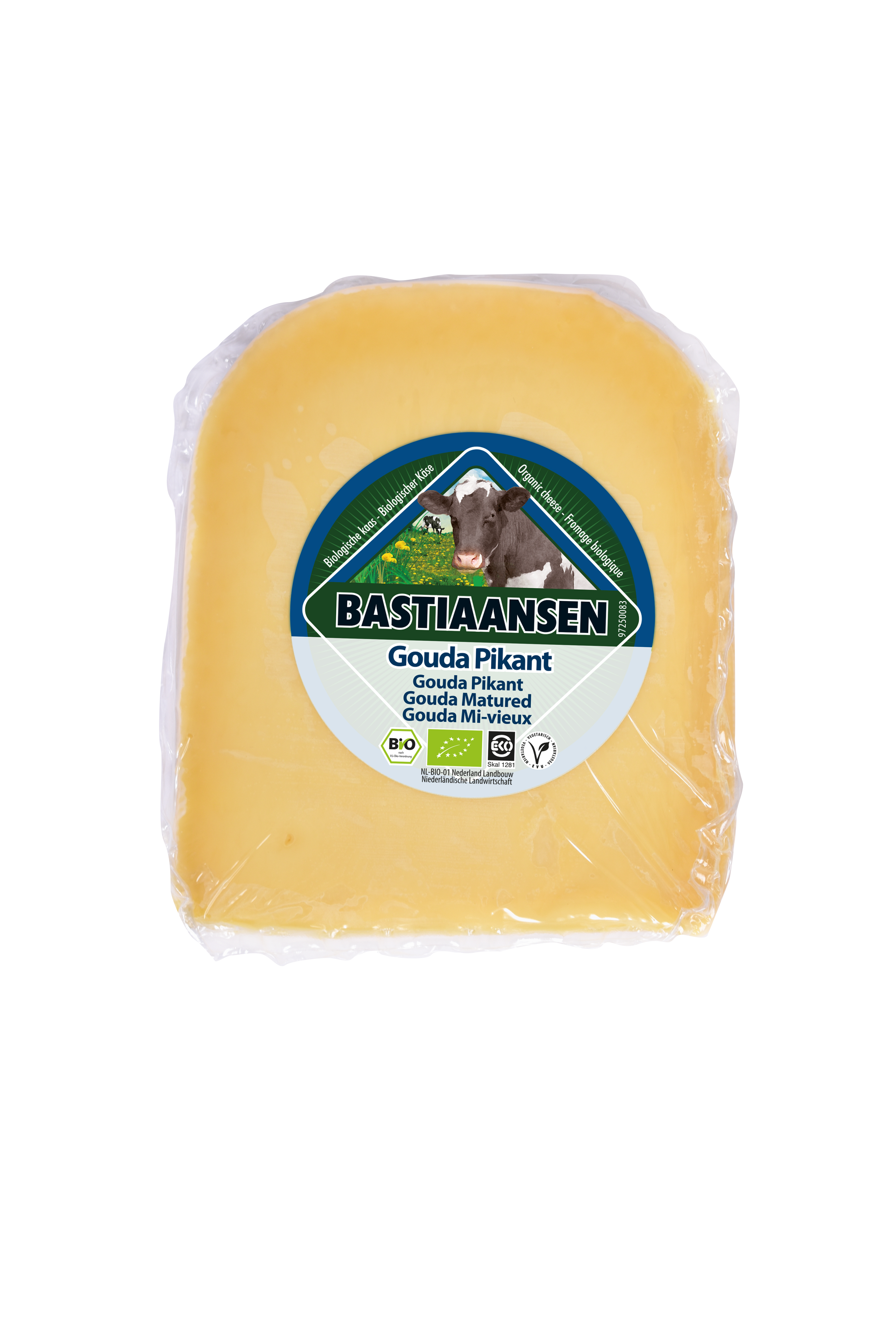 Bastiaansen Kaas gouda belegen bio 200g