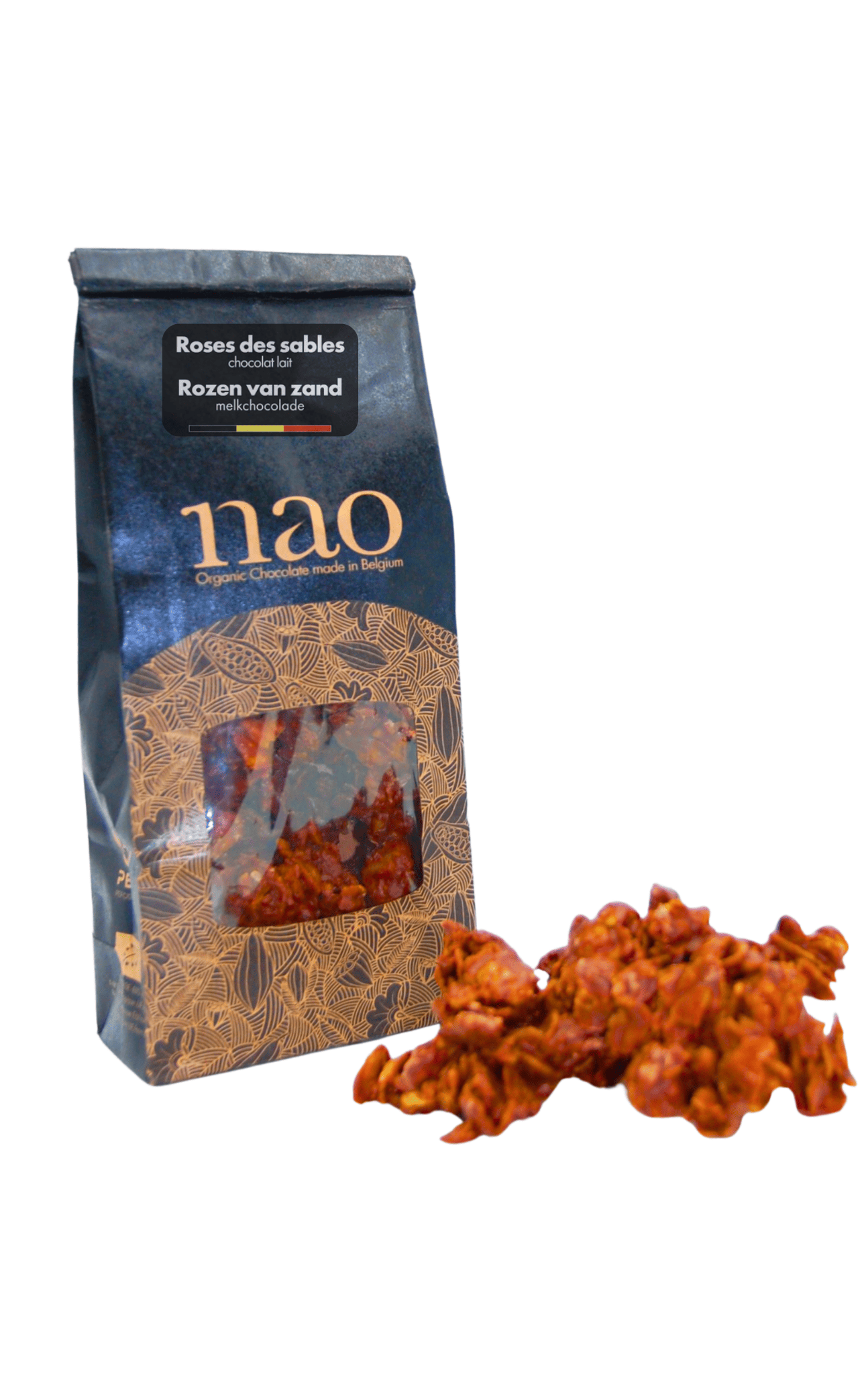Nao Cornflakes rotsjes melkchocolade 35% bio 100g