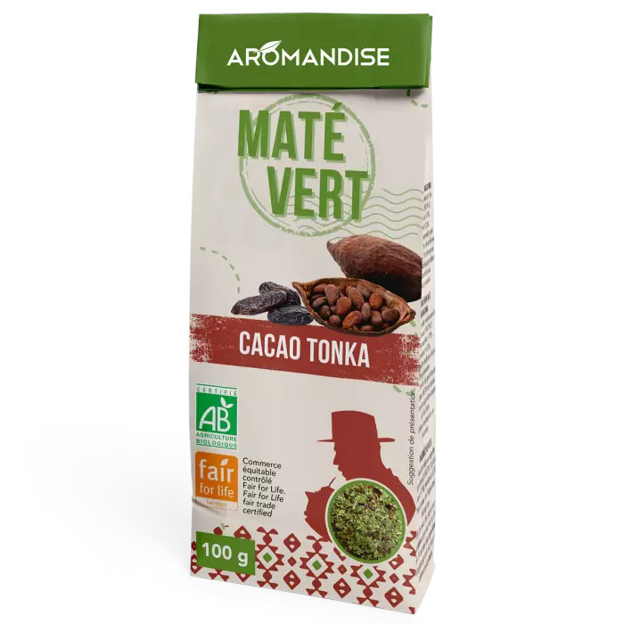 Aromandise Maté vert cacao tonka bio 100g