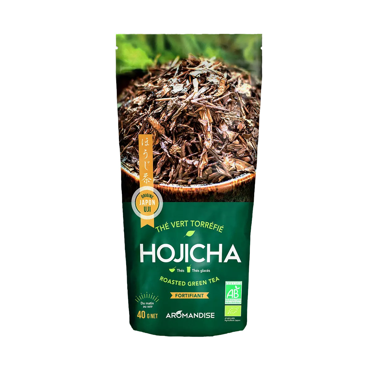 Aromandise Groene thee Bancha Hojicha bio 40g