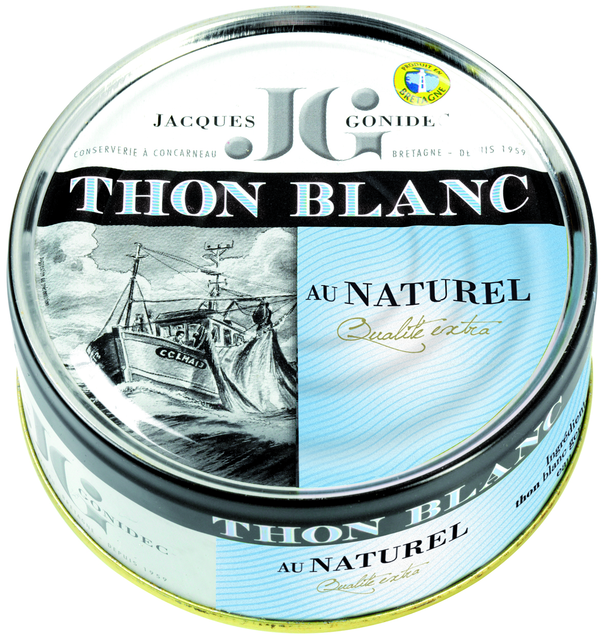 Jacques Gonidec Witte tonijn natuur 160g