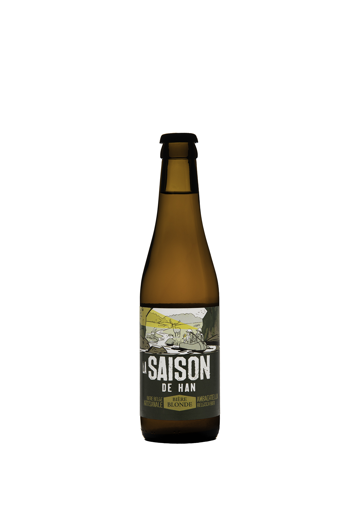 Brasserie de La Lesse La saison de Han blond bier 6% bio 33cl