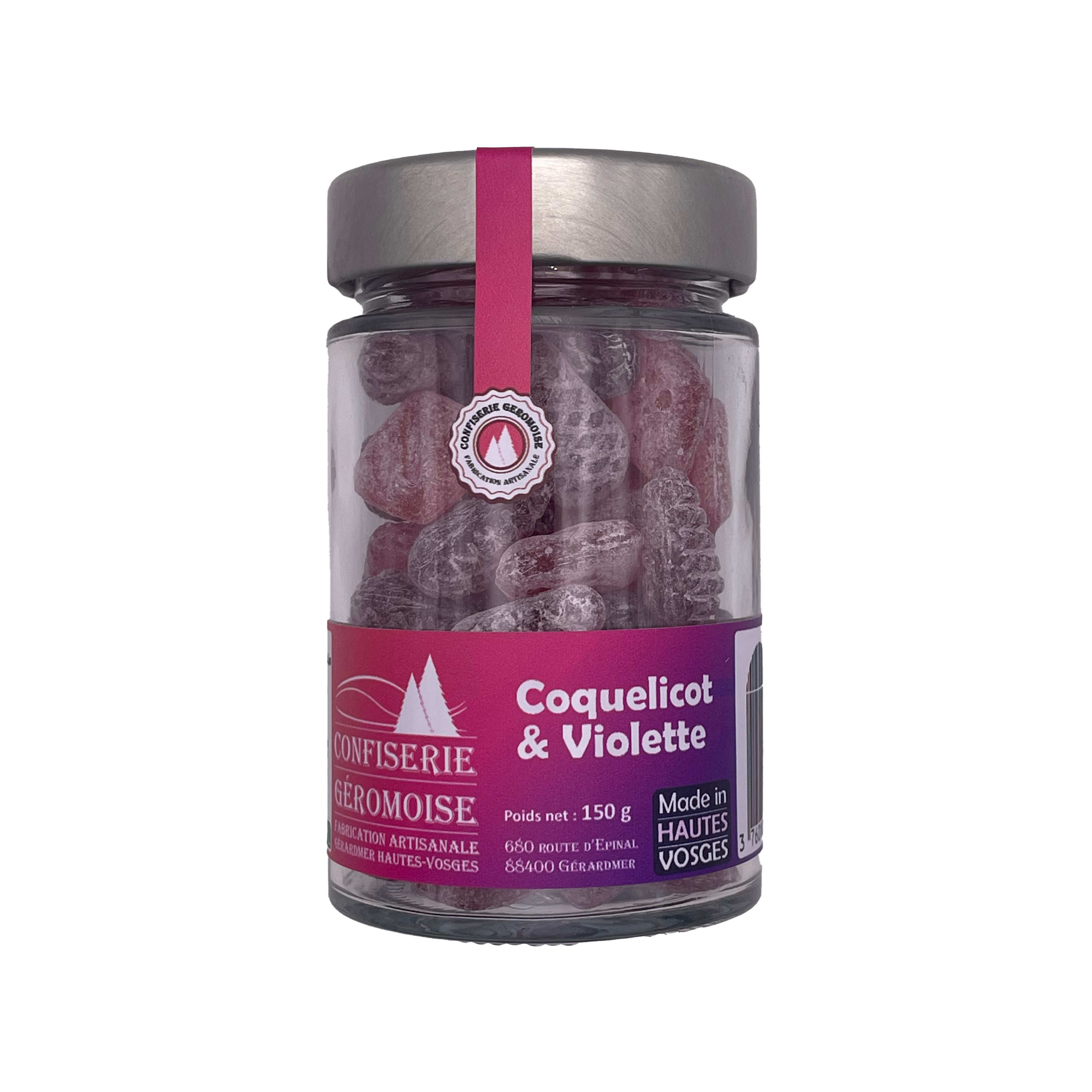 Pastilles des Vosges Coquelicot/violette bio 150g