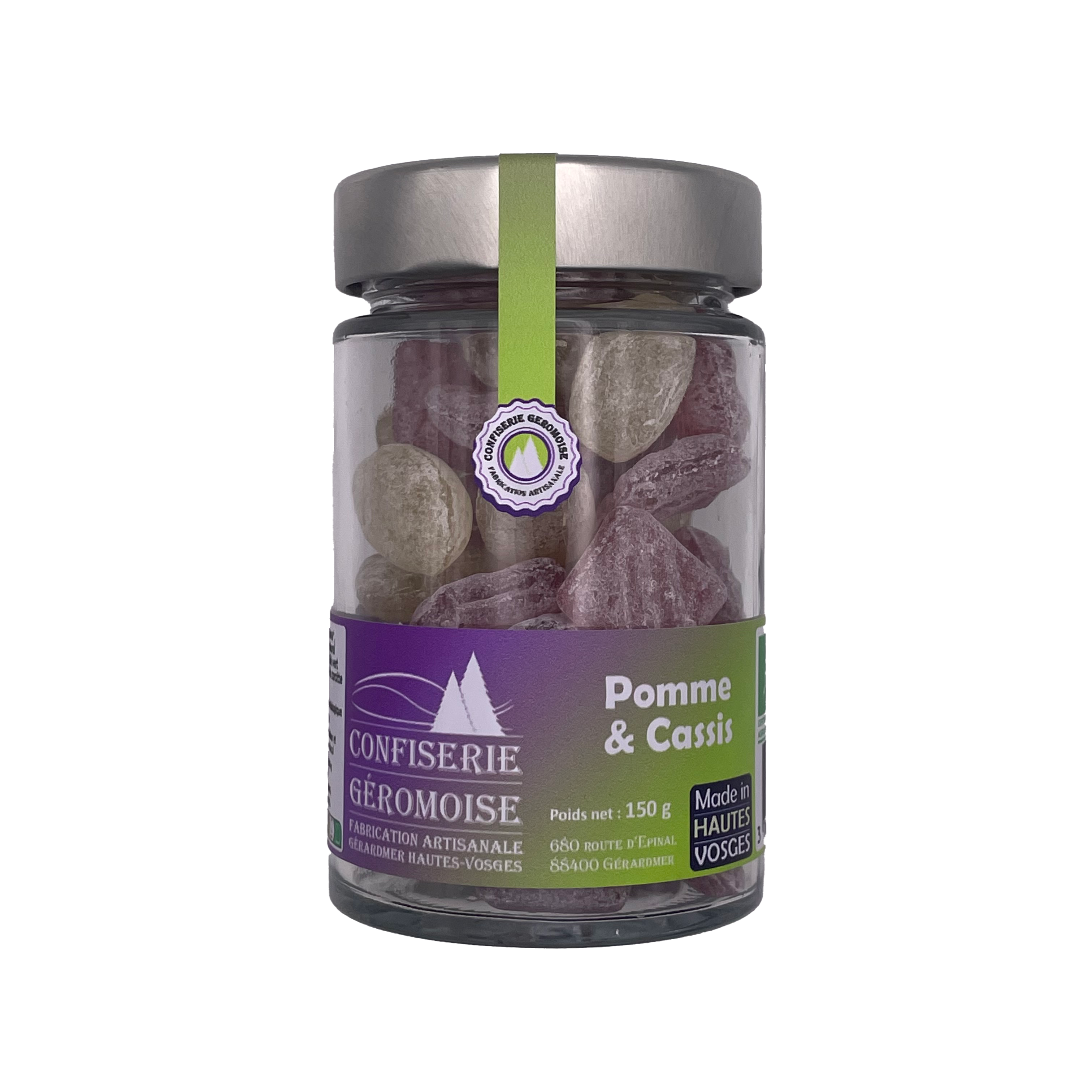 Pastilles des Vosges Pomme/cassis bio 150g