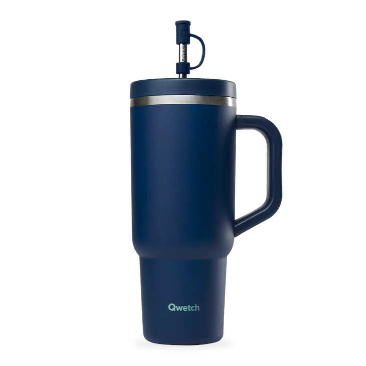 Qwetch Travel cup mat middernacht blauw 900ml