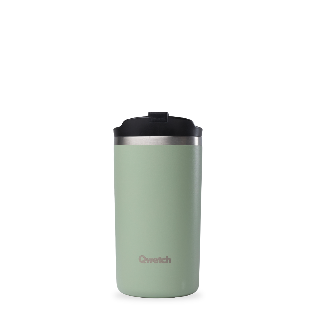 Qwetch Travel mug mat limoengroen 350ml