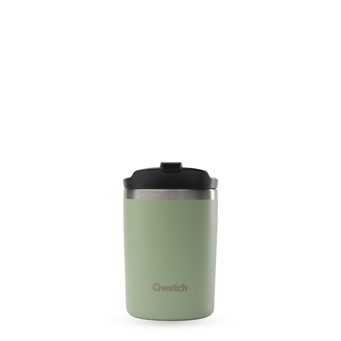 Qwetch Travel mug mat limoengroen 240ml