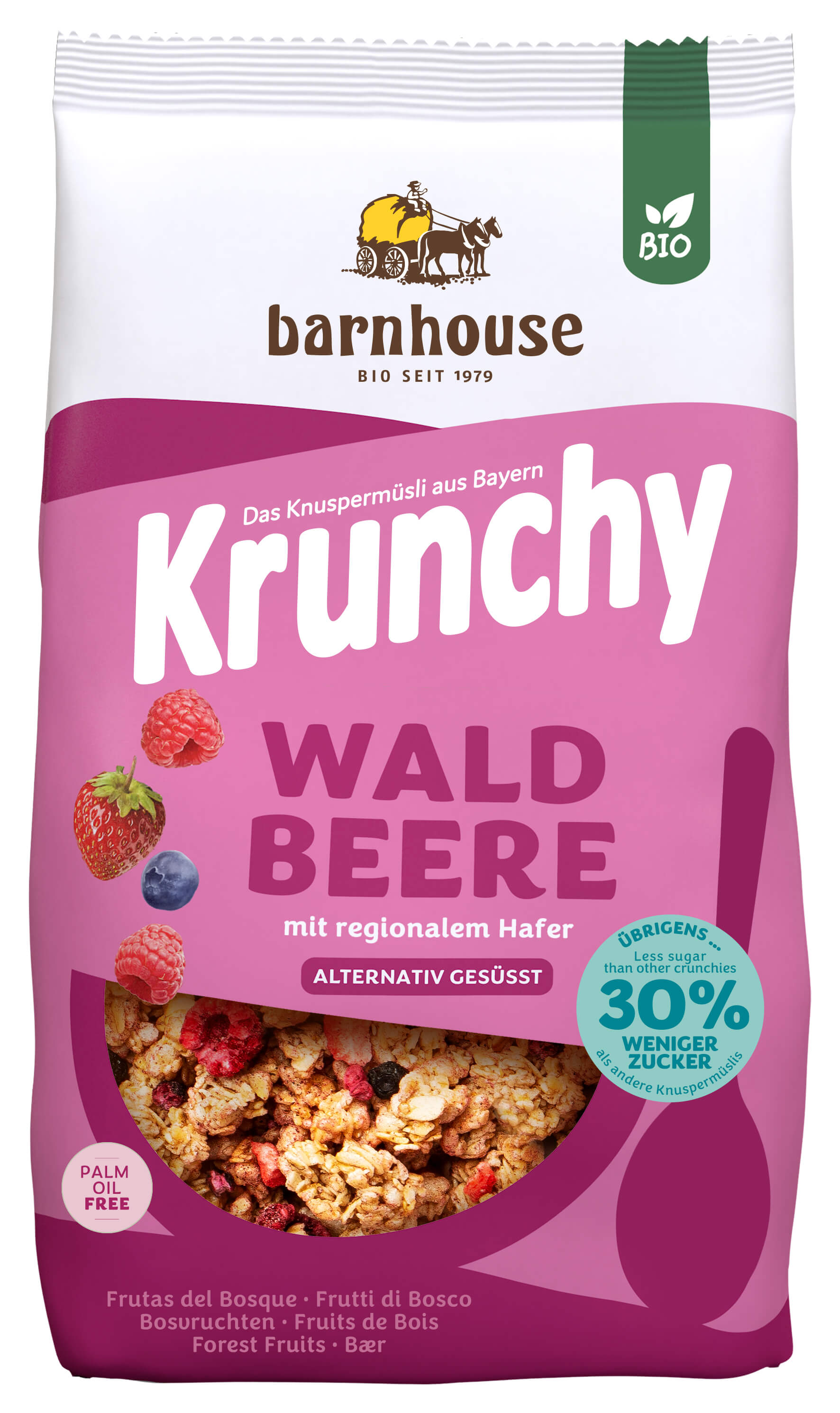 Barnhouse Krunchy bosvruchten puur z.s. bio 500g