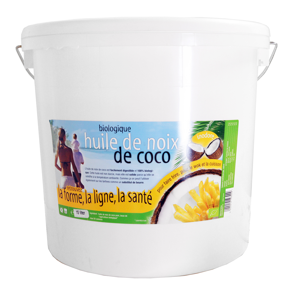 Pure & Prime Kokosolie extra virgin emmer bio 15L