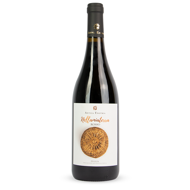 Antica Enotria Wijn rood Nellamiaterra 13,5% IGT Puglia bio 75cl