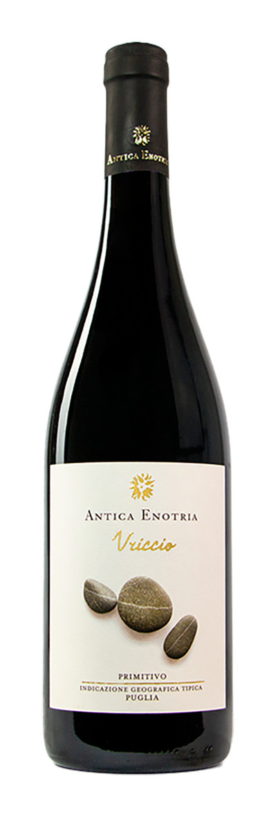 Antica Enotria Wijn rood Vriccio Primitivo 13,5% IGT Puglia bio 75cl