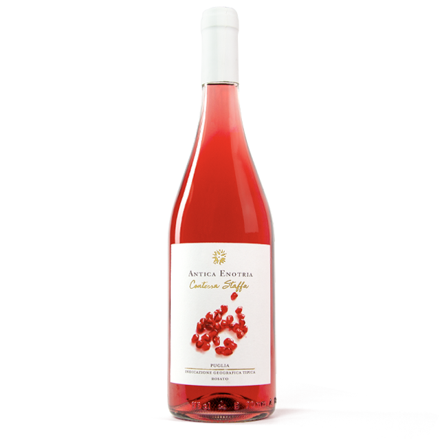 Antica Enotria Wijn rosé Contessa staffa 13% IGT Puglia bio 75cl
