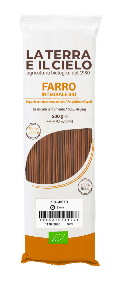 La Terra e il Cielo Spaghetti spelt volkoren bio 500g