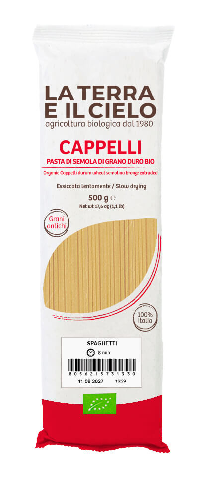 La Terra e il Cielo Spaghetti Cappelli bio 500g