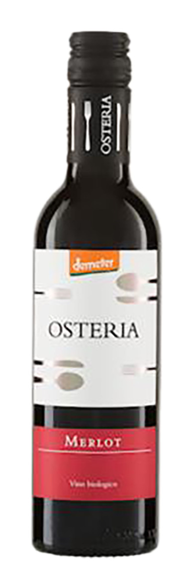 Osteria Vin rouge Merlot IGT 12,7% bio demeter 37,5cl