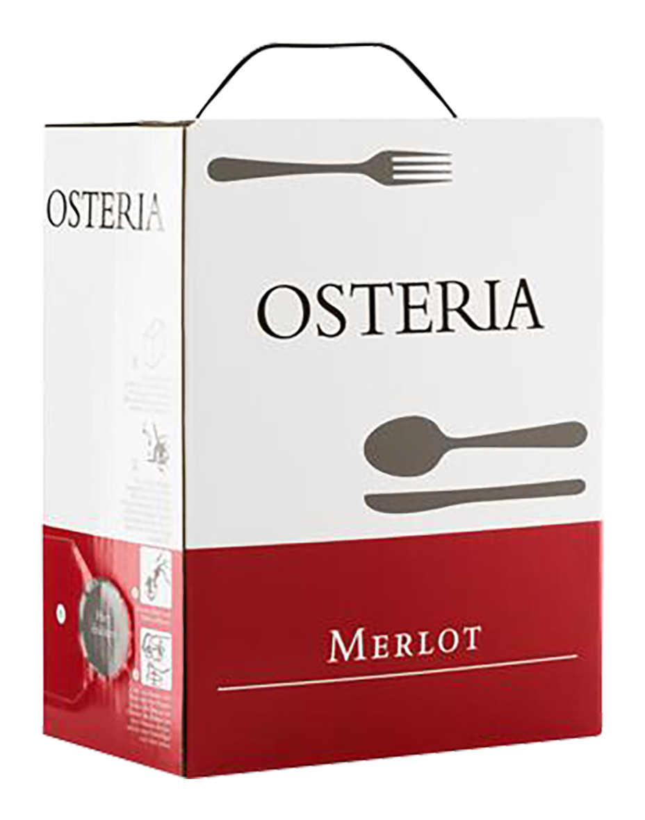 Osteria Wijn rood Merlot 12,6% BIB bio 3L