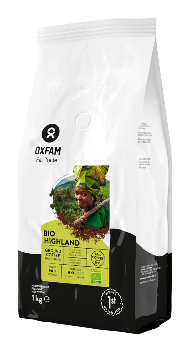 Oxfam Café moulu Highland bio 1kg