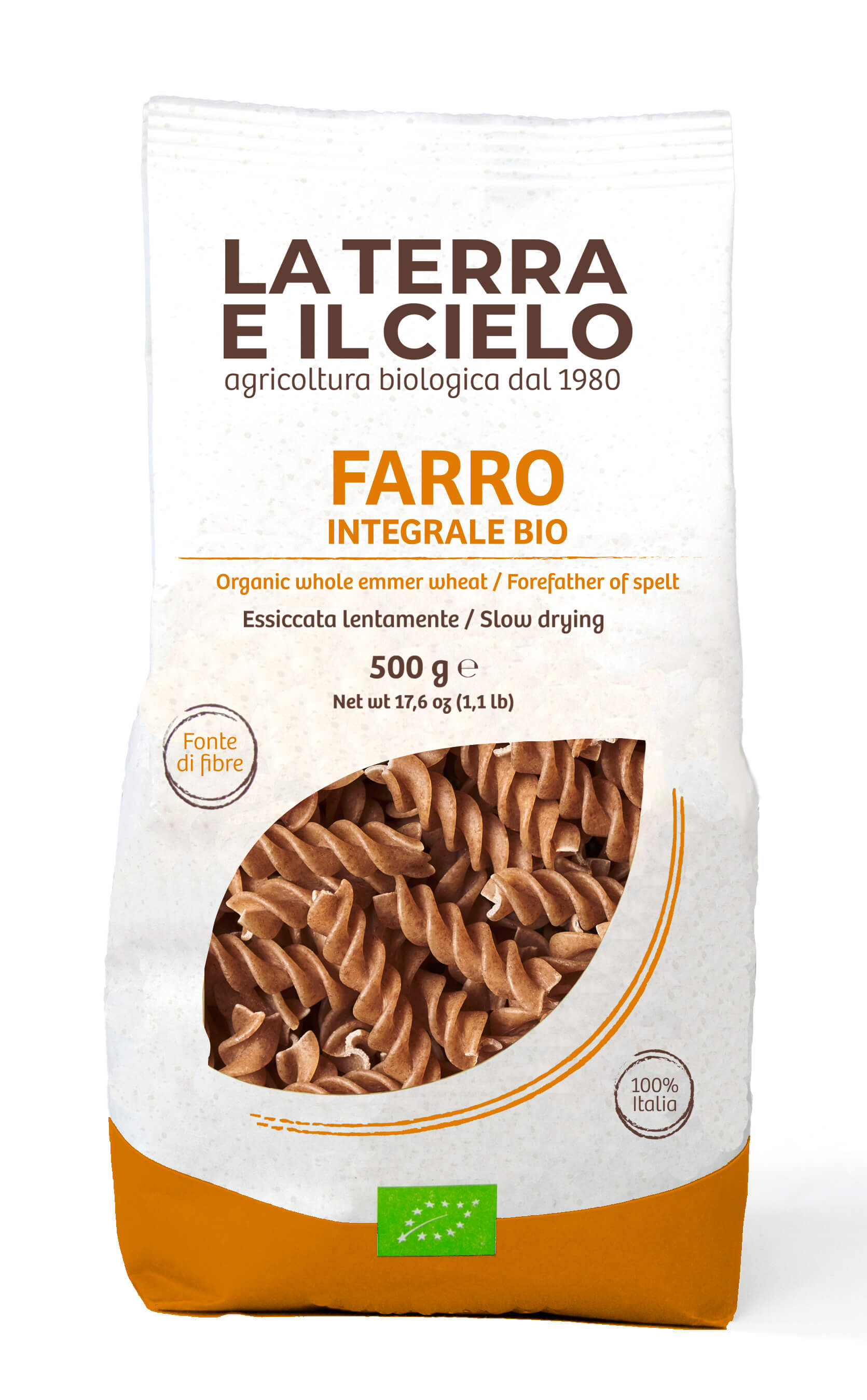 La Terra e il Cielo Fusilli épeautre demi-complet bio 500g