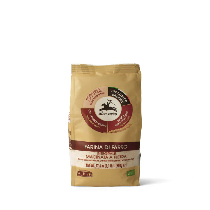 Alce Nero Farine de blé entier moulue sur pierre bio 500g