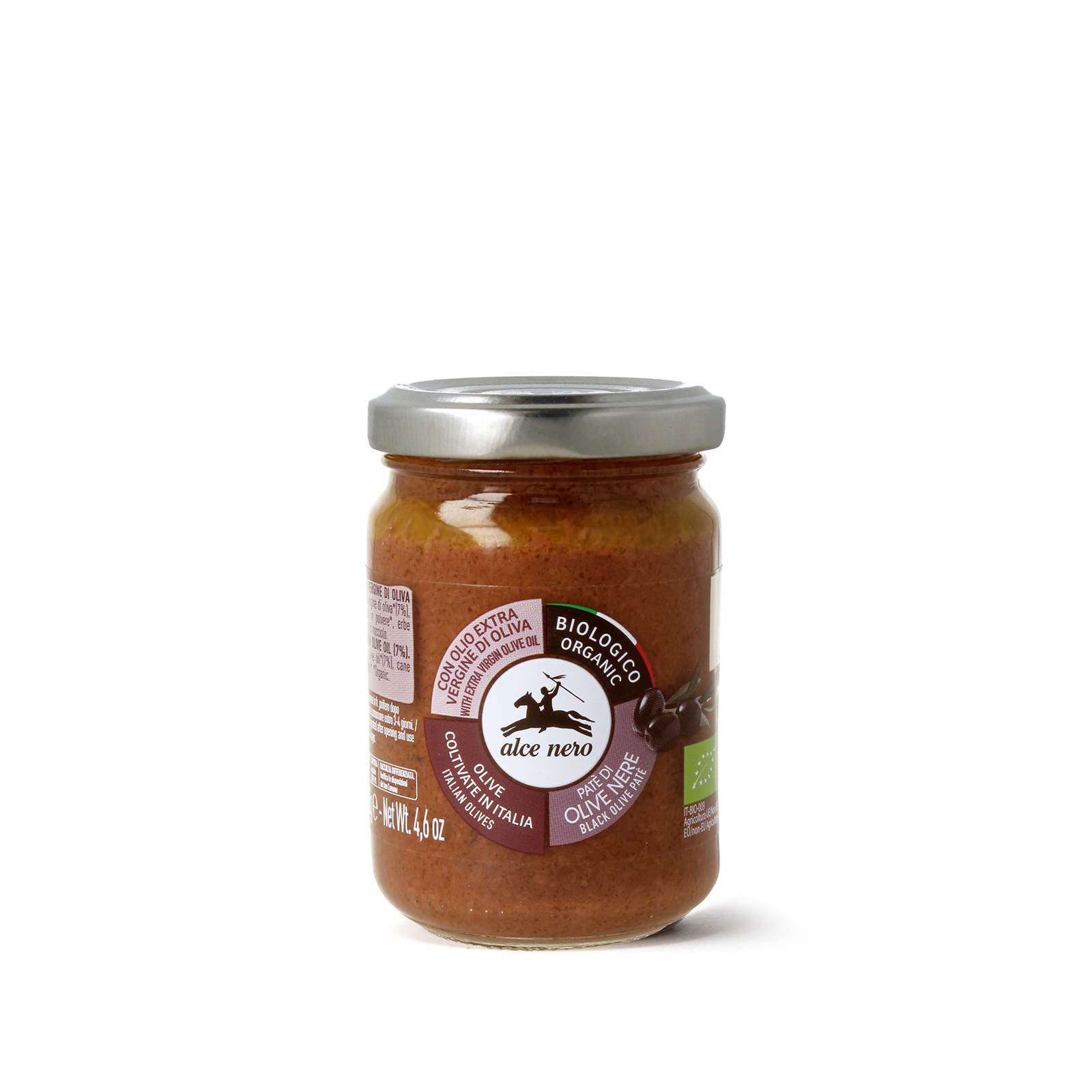 Alce Nero Pâté aux olives noires bio 130g
