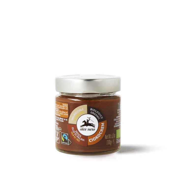 Alce Nero Ciokocrem - hazelnoot- en cacaopasta Fairtrade bio 180g