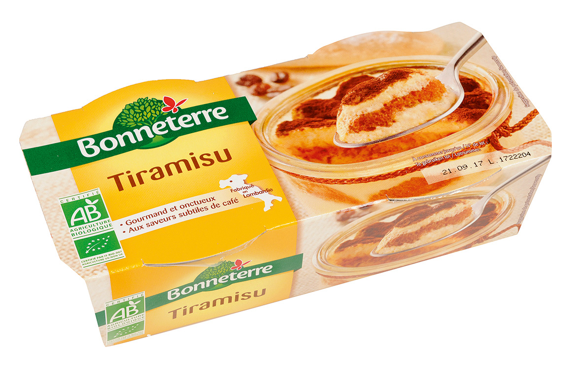 Bonneterre Tiramisu bio 2x65g