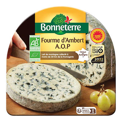 Bonneterre Fourme d'ambert AOP bio 185g