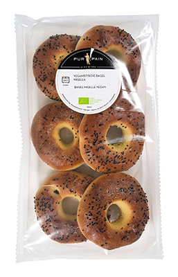 Pur Pain Bagel nigella bio 6x90g