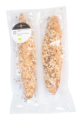 Pur Pain Baguette multicéréales au levain bio 2x190g