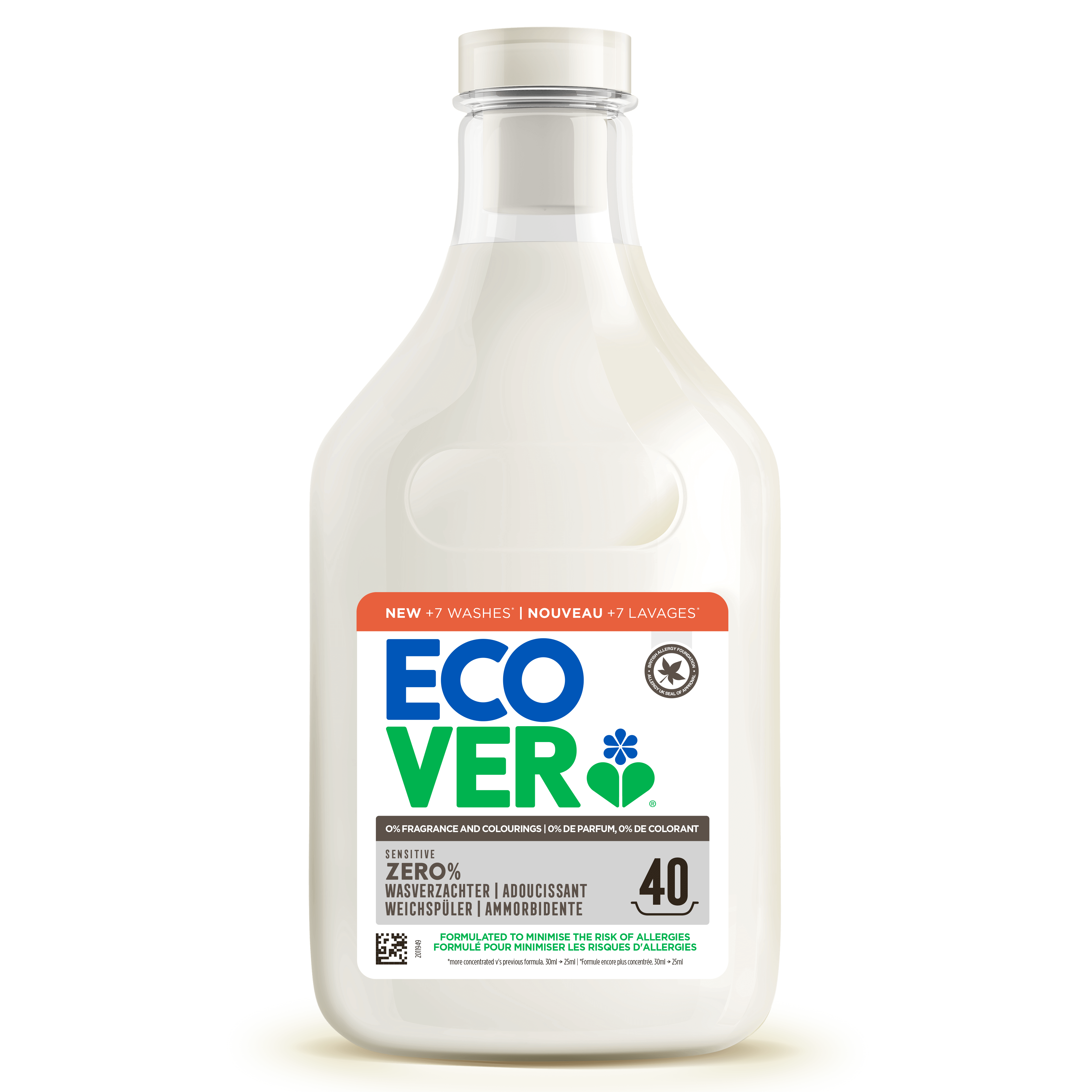 Ecover Wasverzachter concentrate Zero 1L