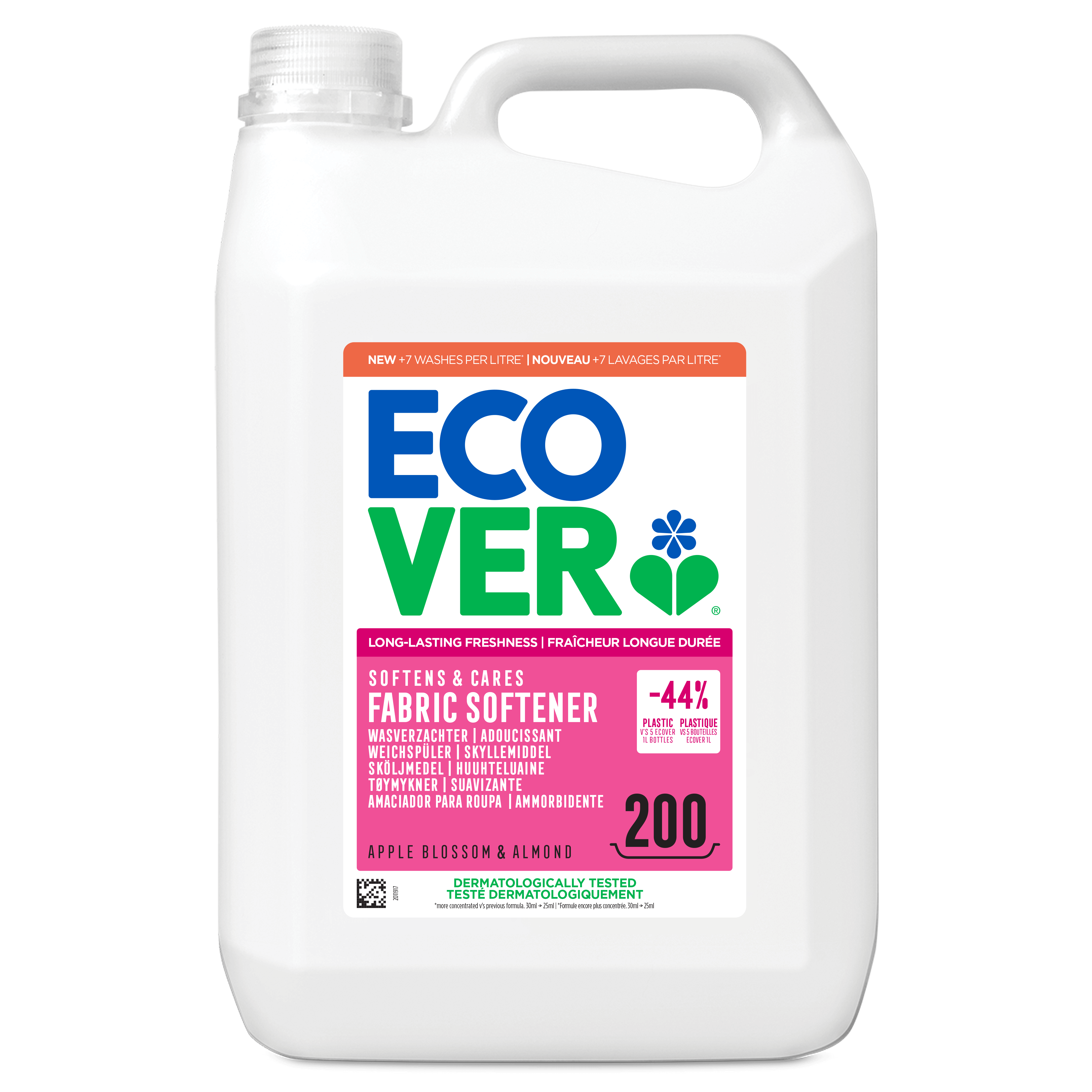 Ecover Adoucissant concentré pommier et amande 5L