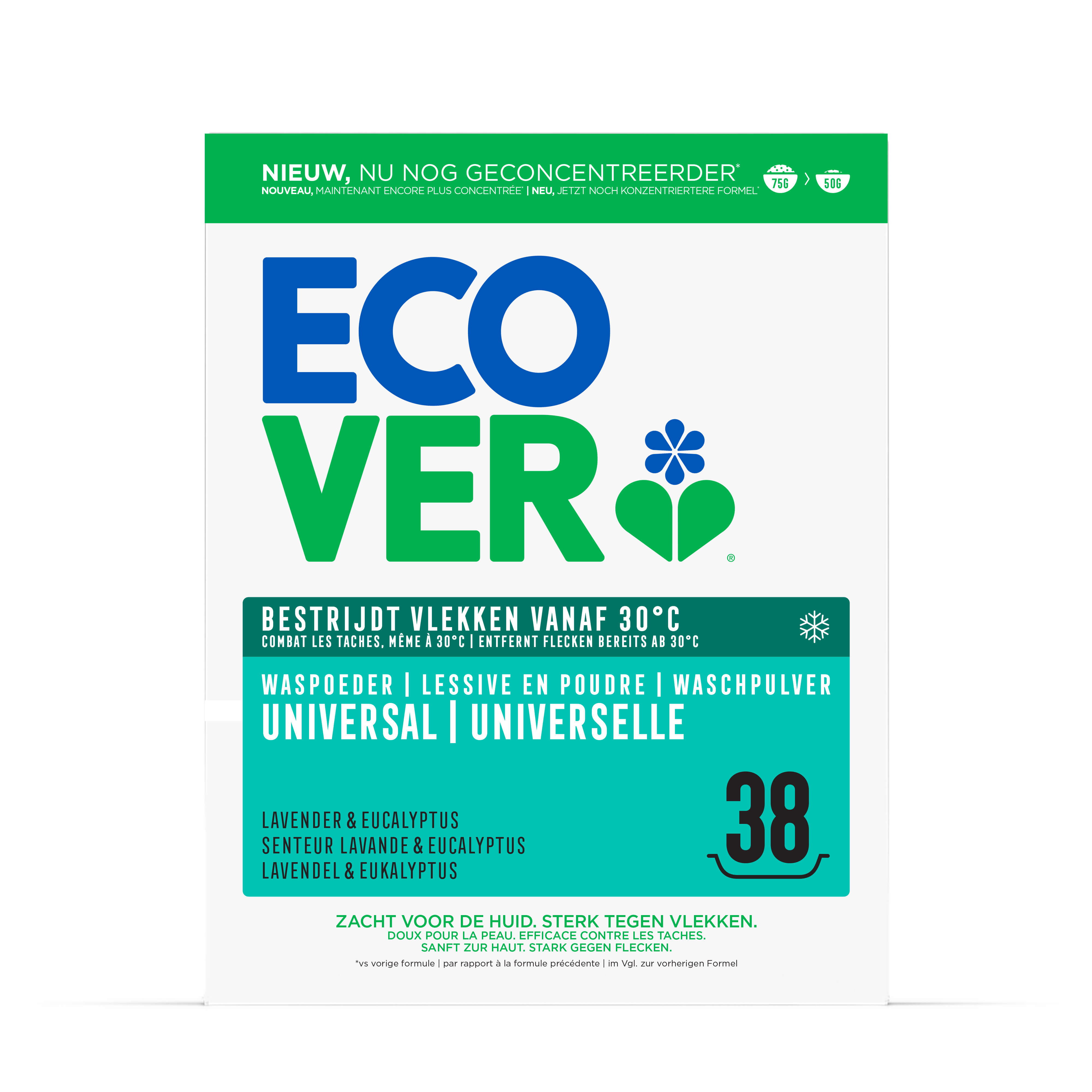 Ecover Lessive poudre universeel 1,9KG