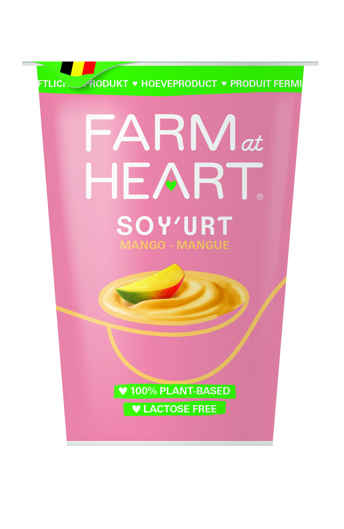 Farm at Heart Soja yoghurt mango bio 400g