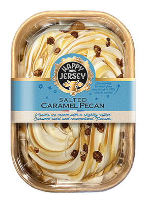 Happy Mrs. Jersey Salted caramel & pecan bio 900ml