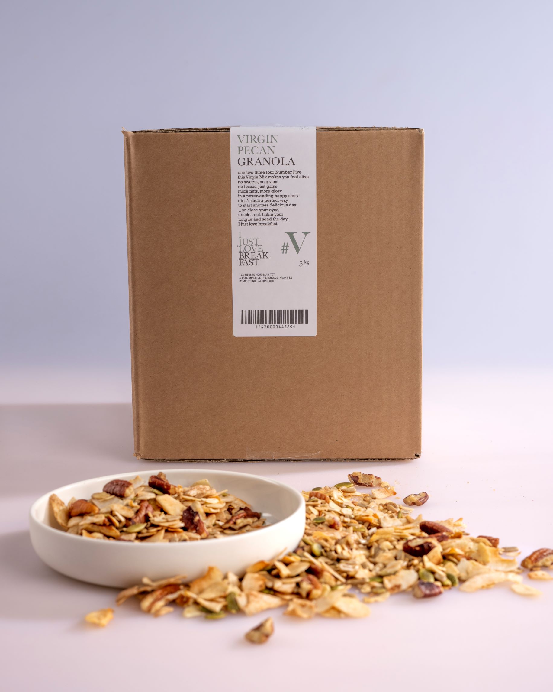 I Just Love Breakfast #V Virgin pecan granola bio 5kg