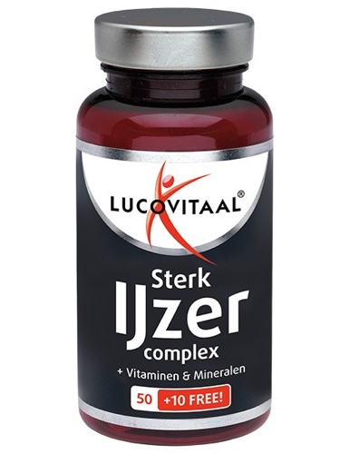 Lucovitaal Ijzer sterk complex 60tabletten NUT 472/229