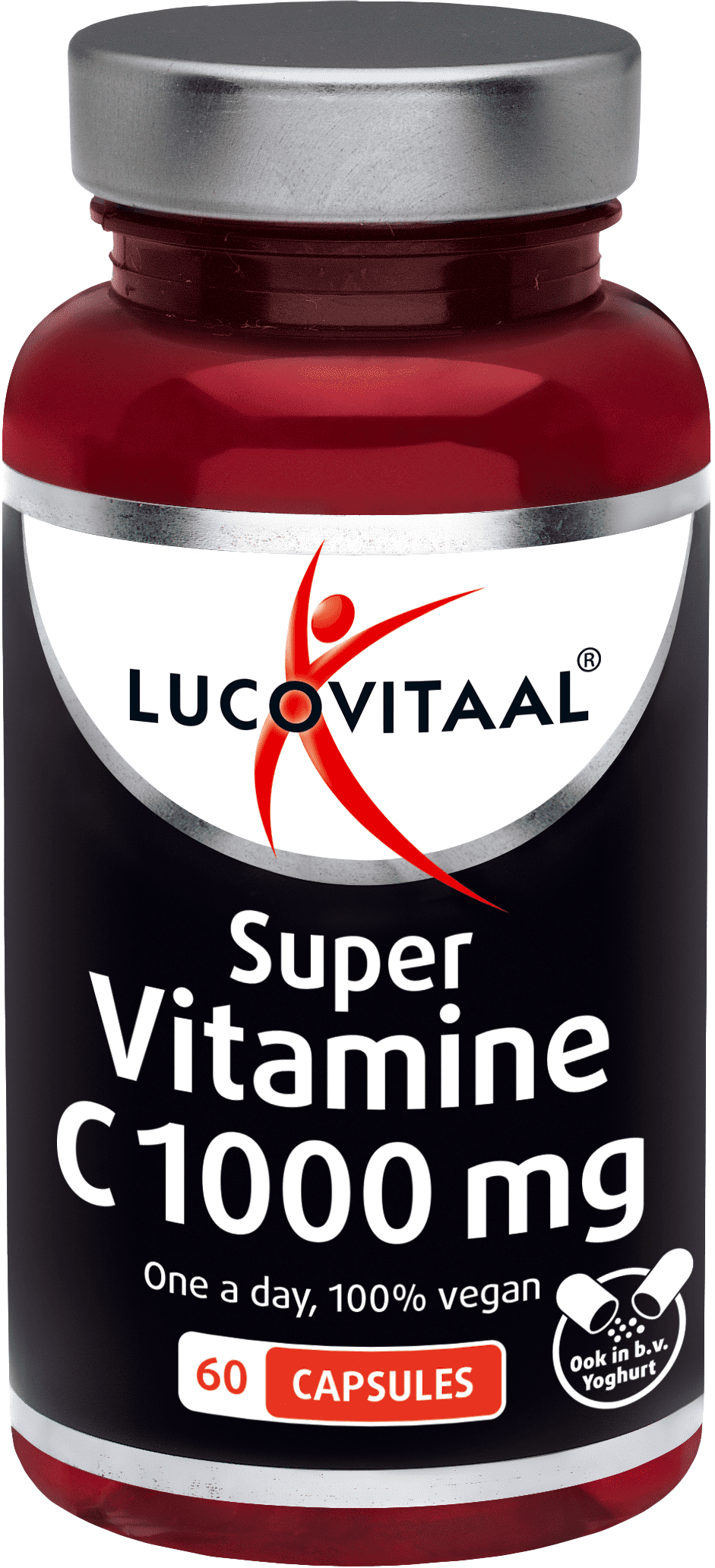 Lucovitaal Vitamine C 1000mg vegan 60capsules NUT_PL 472/308