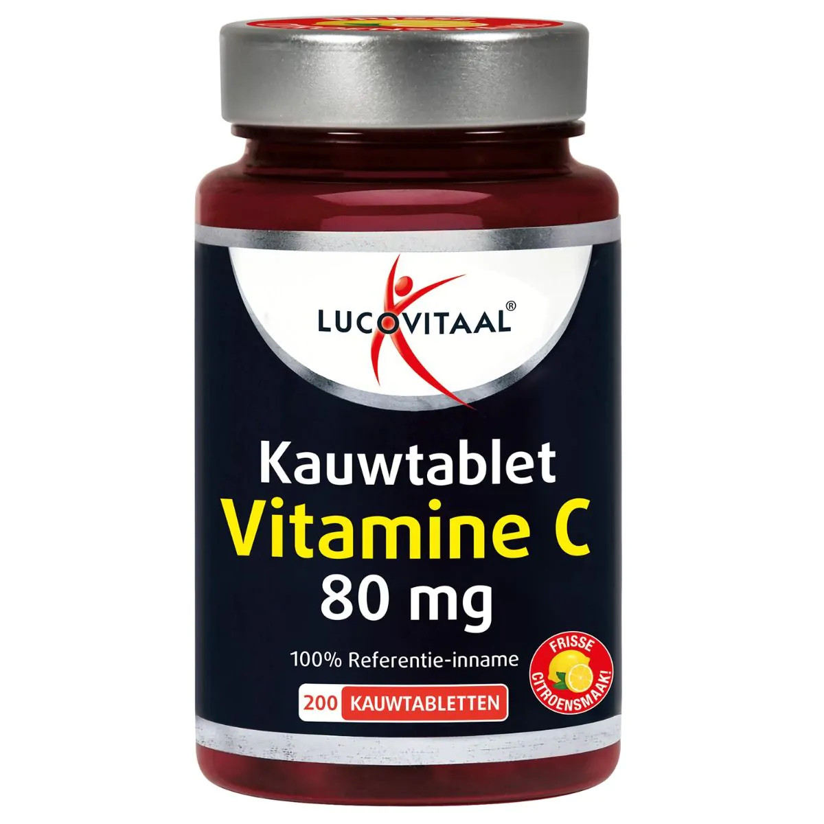 Lucovitaal Vitamine C 80 mg, 200 comprimés à croquer