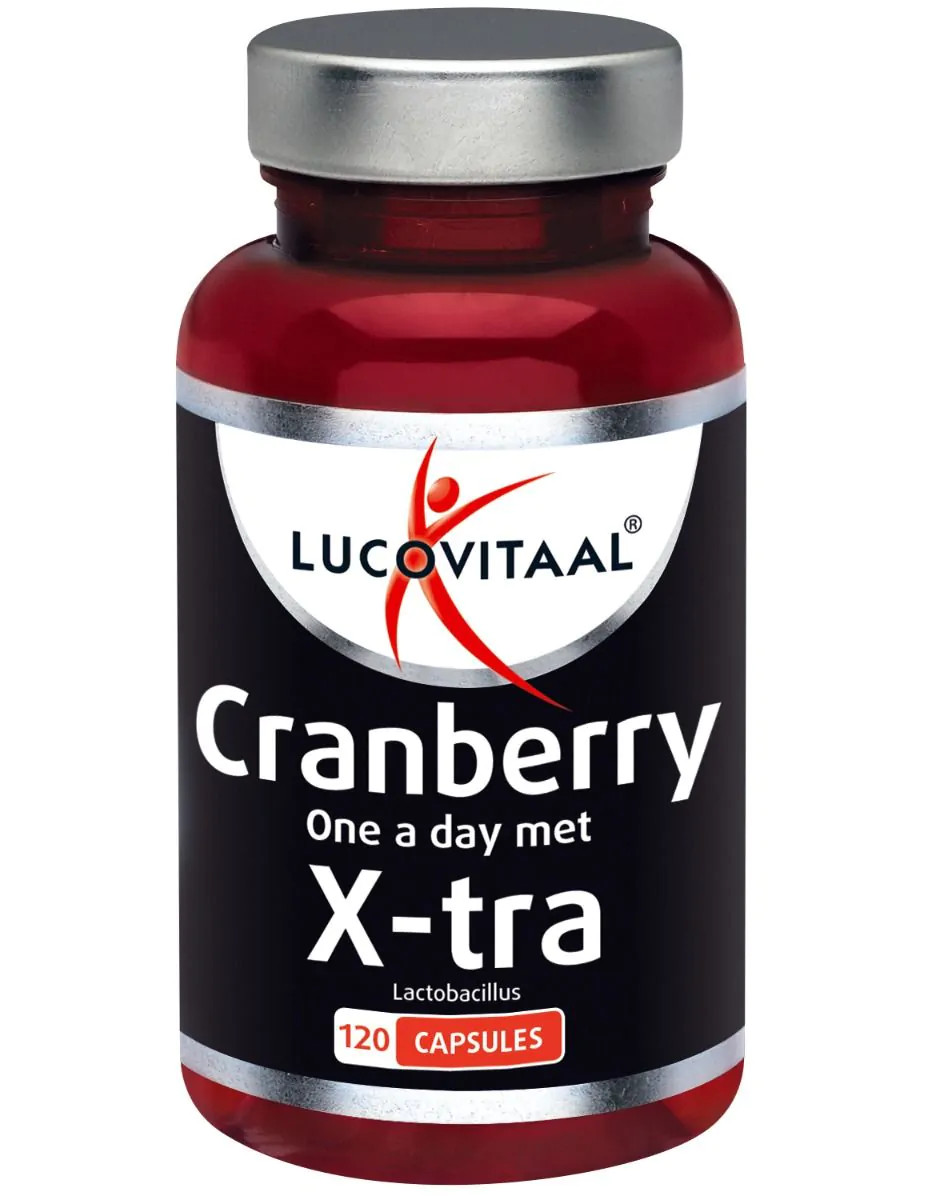 Lucovitaal Canneberge avec X-tra Lactobacillus 120 gélules