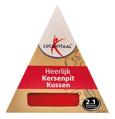 Lucovitaal Oreiller allongé en pierre de cerisier