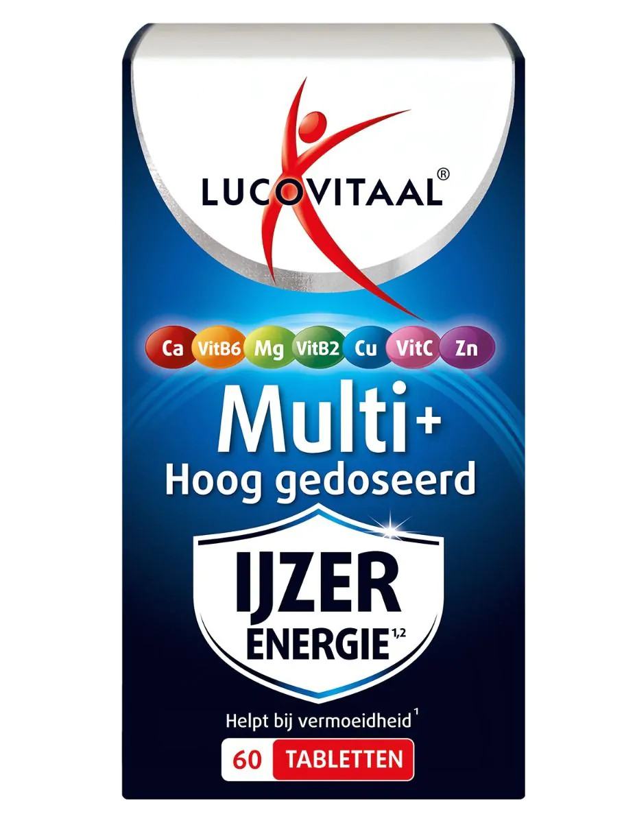 Lucovitaal Multi+ iron energy 60 comprimés