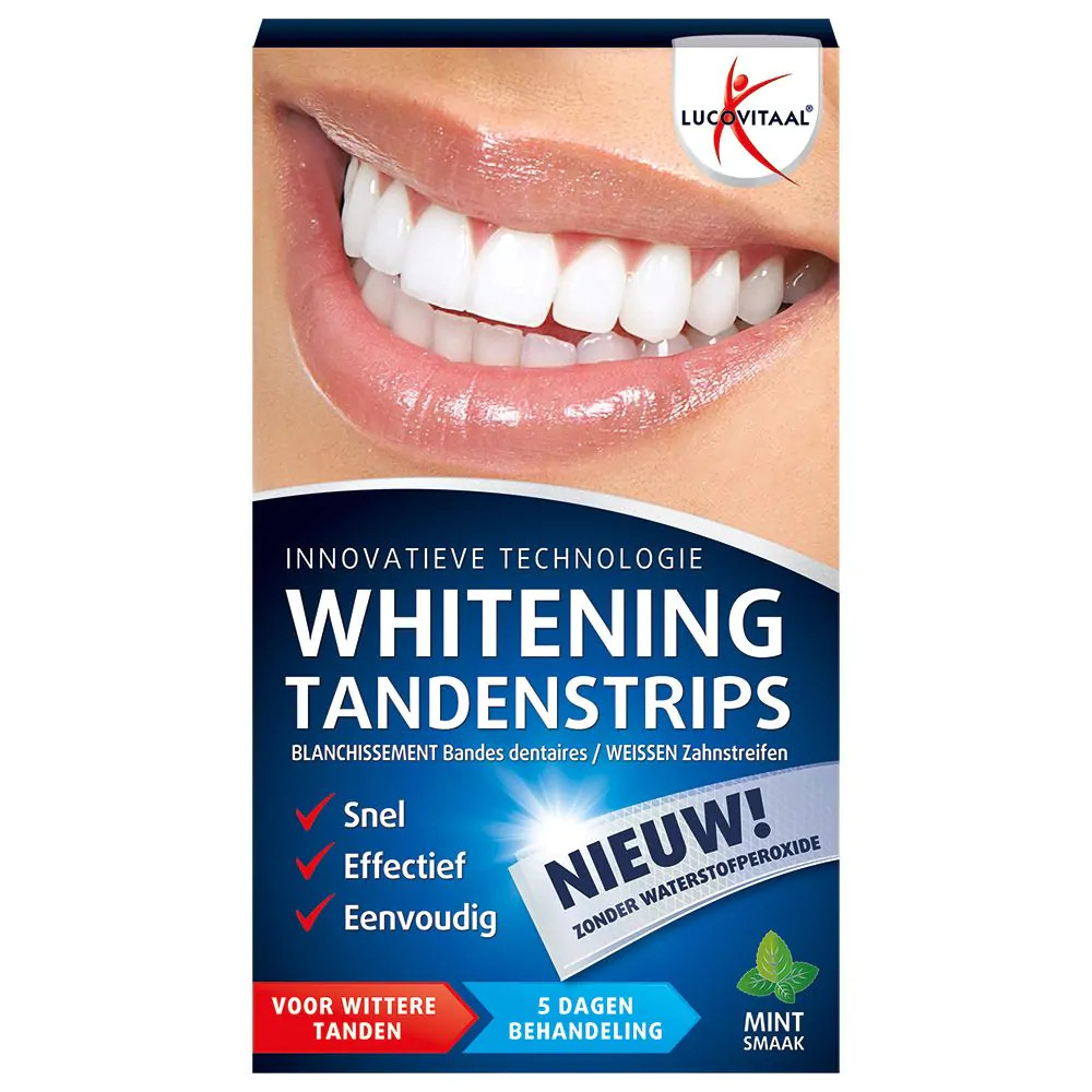 Lucovitaal Whitening Tandenstrips 5 set strips