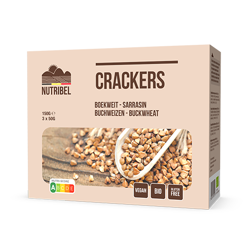 Nutribel Crackers boekweit bio 150g