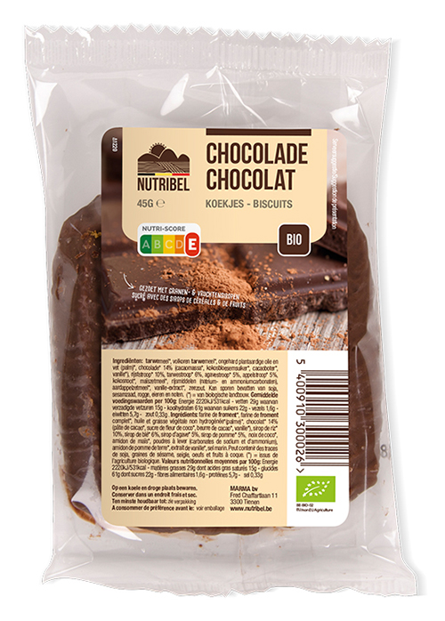 Nutribel Cacaokoek bio 45g