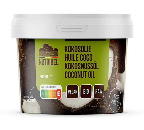 Nutribel Kokosolie geurloos bio 500ml