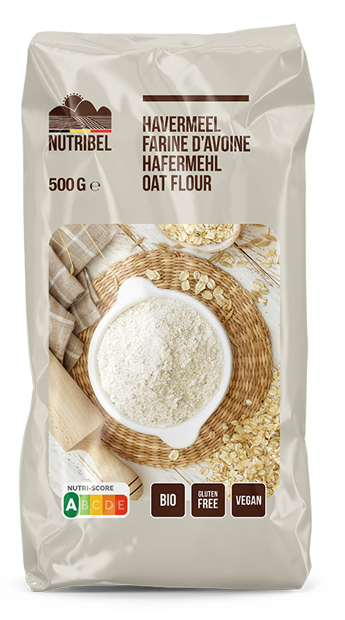 Nutribel Farine d'avoine bio & sans gluten 500g