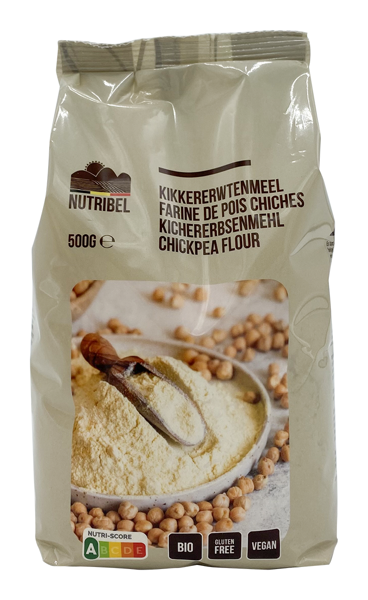 Nutribel Kikkererwtenmeel bio & glutenvrij 500g